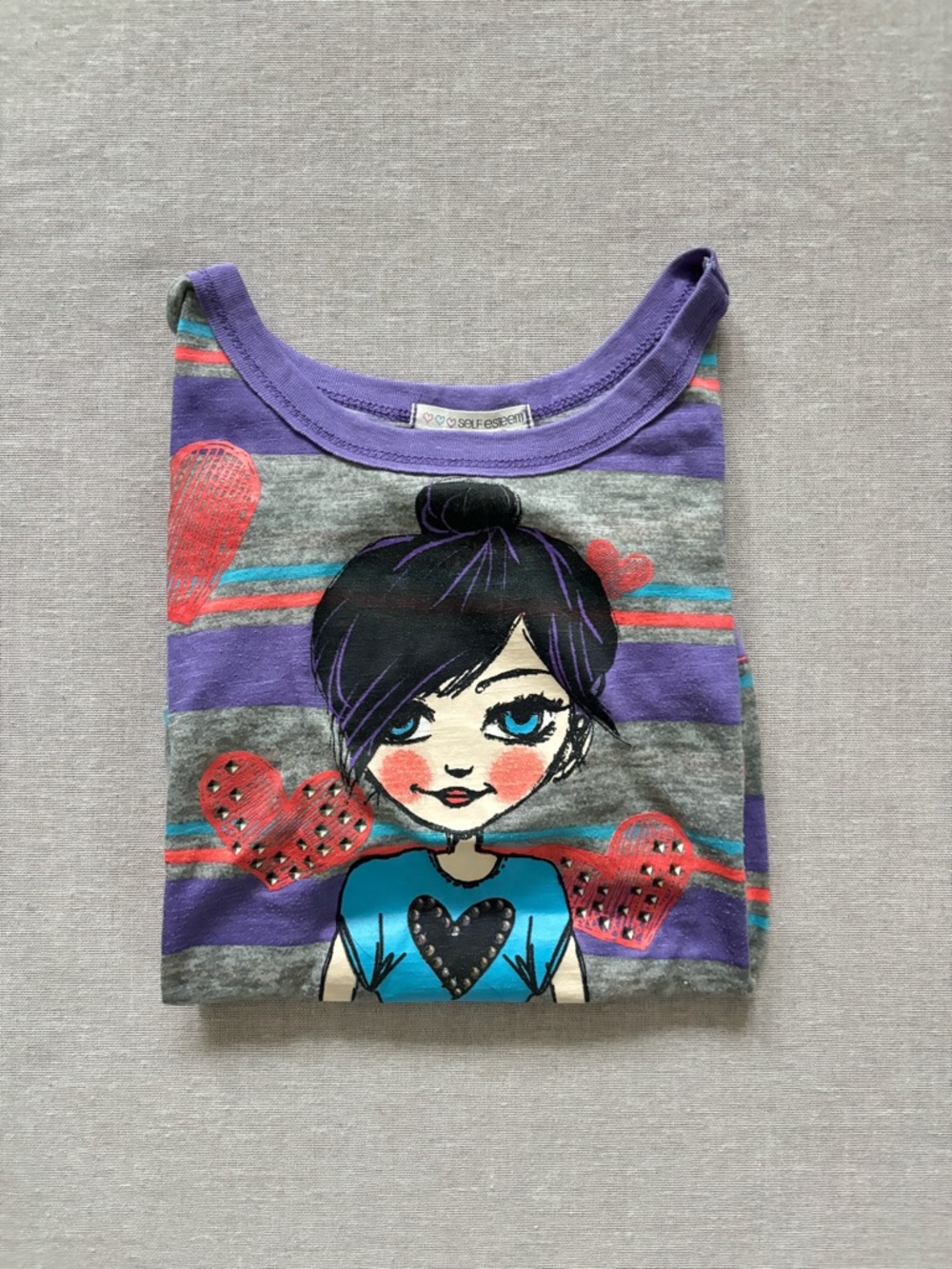 Self Esteem Y2K bratz style graphic baby tee. - Picture 6 of 9